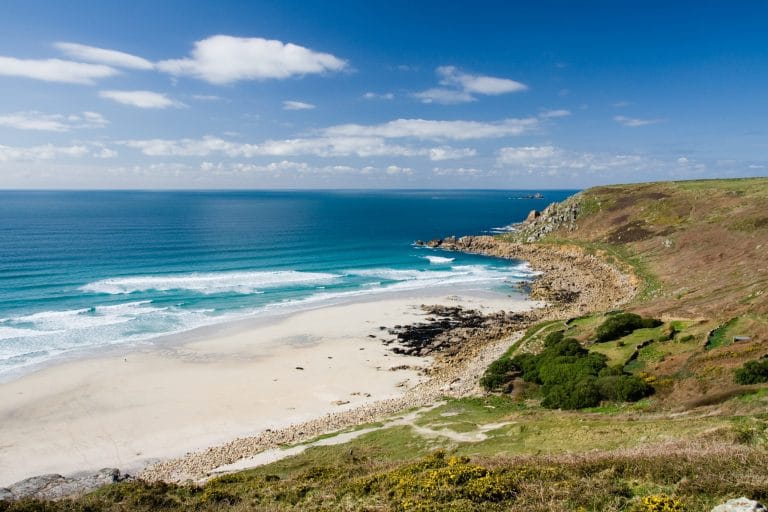 Sennen Cove Beach in Cornwall