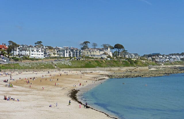 Gyllyngvase Beach near Falmouth