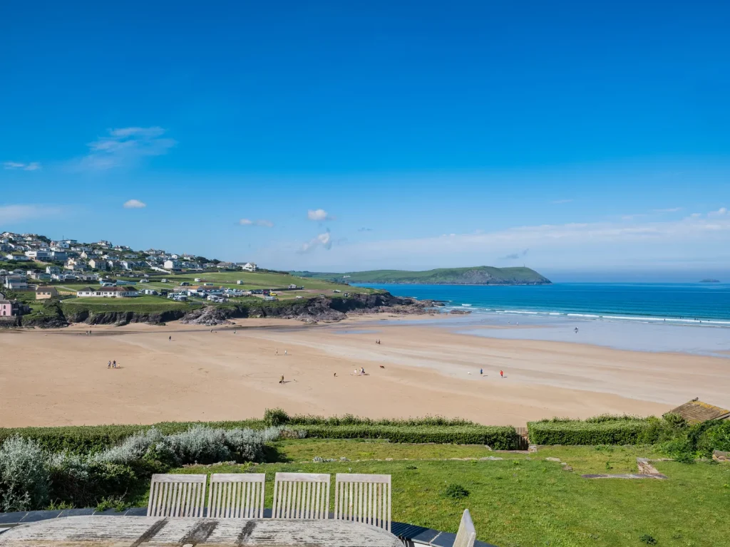 Polzeath Beach in Cornwall