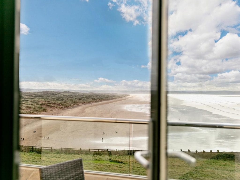 Saunton Sands beach in Devon