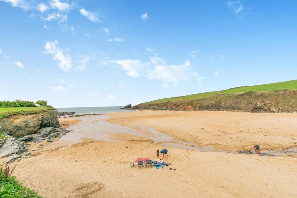 Trevone Bay in North Cornwall