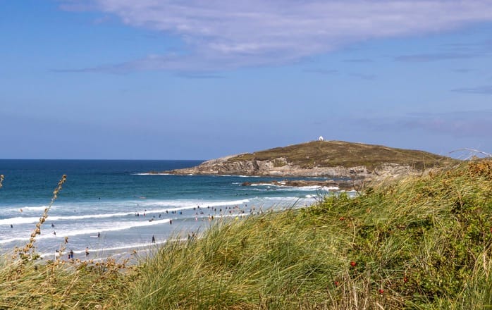 Fistral Beach at Newquay in Cornwall