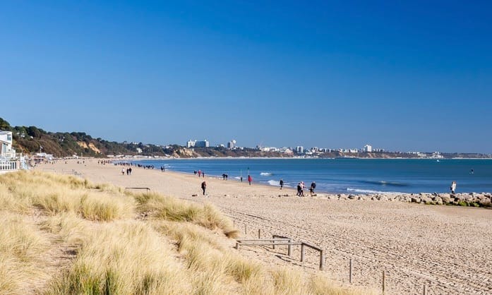 Sandbanks award winning Blue Flag beach