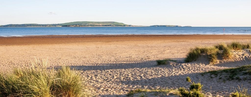 Burry Port Beach close to Swansea in South Wales