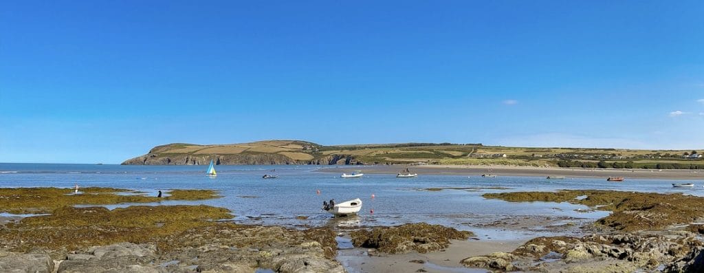 Low tide on Newport coast, Pembrokeshire.