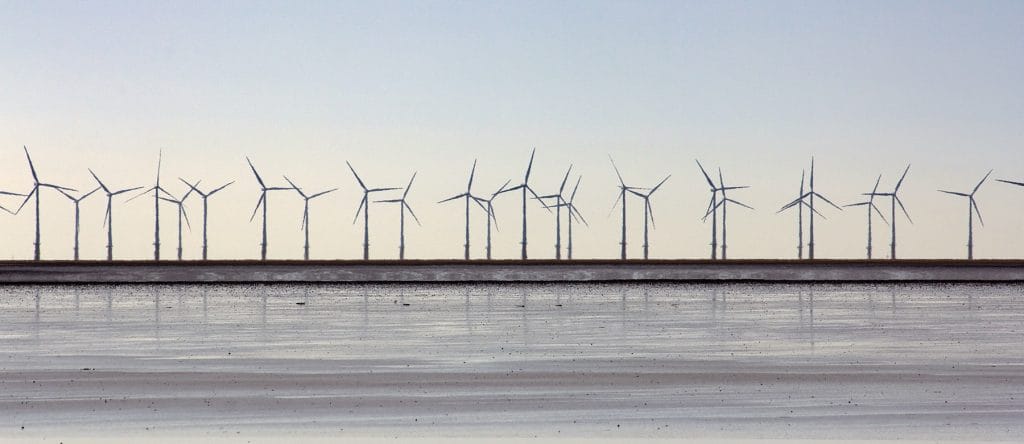 Offshore wind farm in the Solway Firth, Dumfries and Galloway