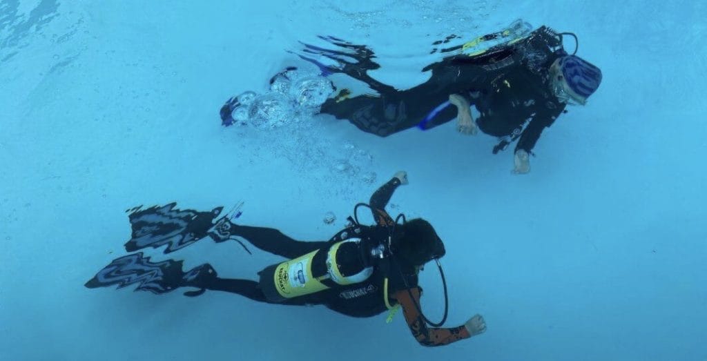 SCUBA diving in Ilfracombe, North Devon