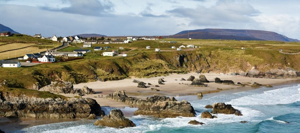 Sango Bay beach at Durness in the Scottish Highlands