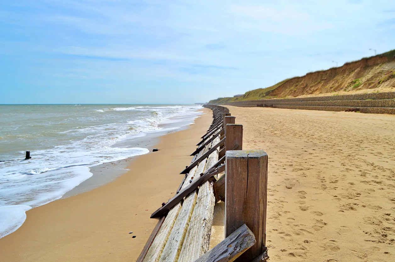 Find Bacton cottages by the sea
