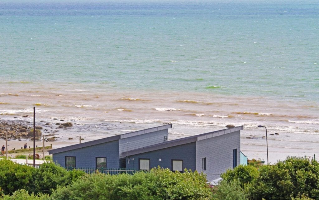 Dog friendly beach in Criccieth, North Wales