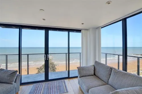 Find stunning UK holiday homes with sea views and direct beach access