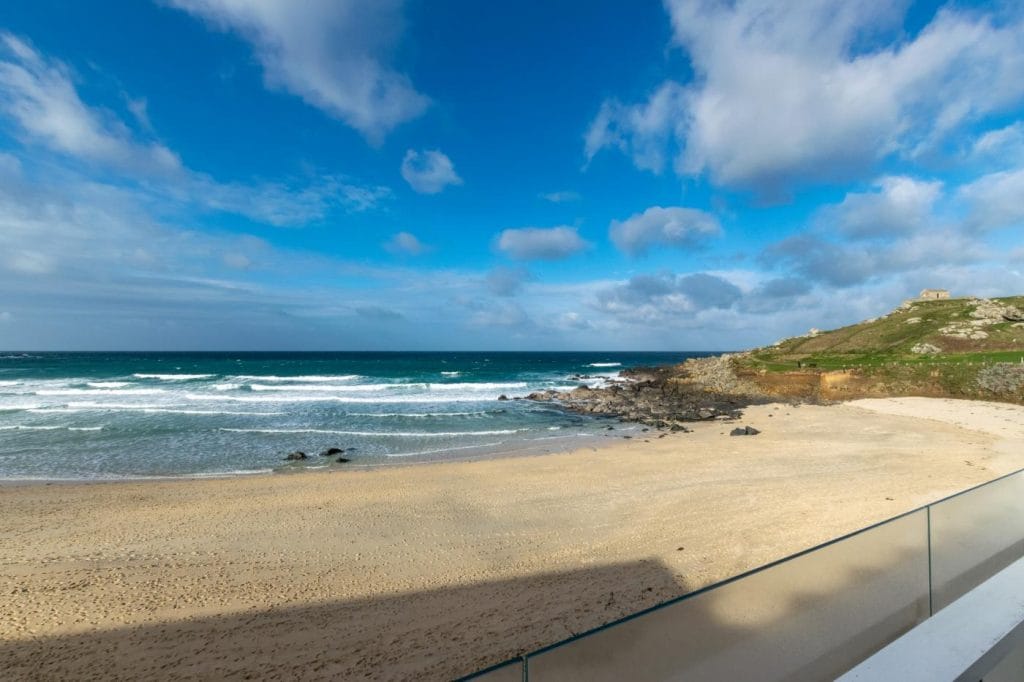 Sea views from apartment in St Ives