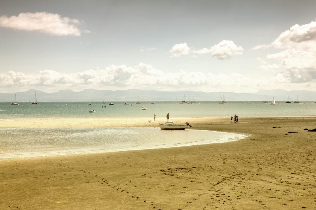 Abersoch Beach in North Wales