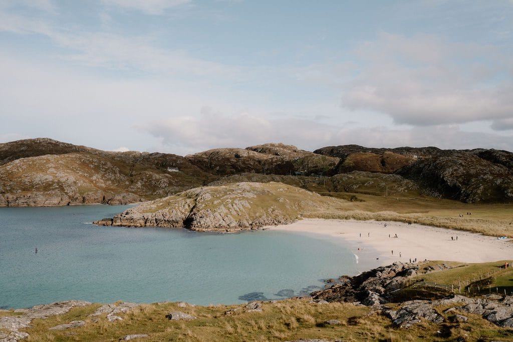 Achmelvich Bay in the Scottish Highlands