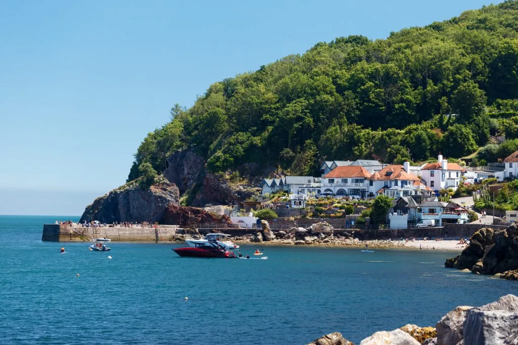 Babbacombe beach in Torquay