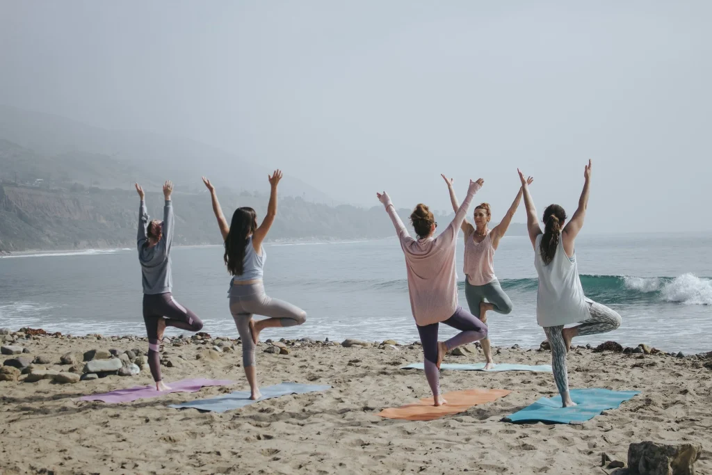 Beach Yoga in St Ives