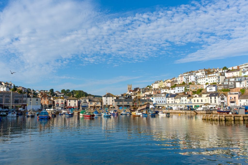 View of Brixham harbour