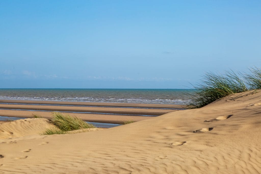 Camber Sands on the Sussex coast
