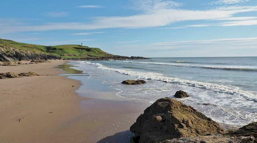 Portpatrick beach in South West Scotland