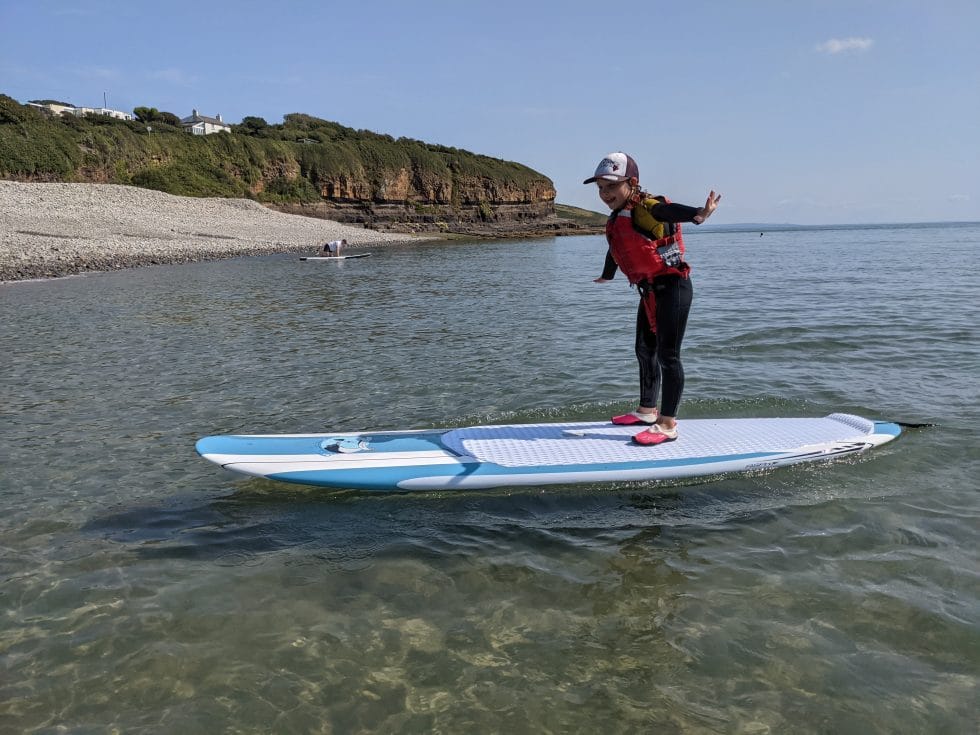 Stand up paddling on the Isle of Wight
