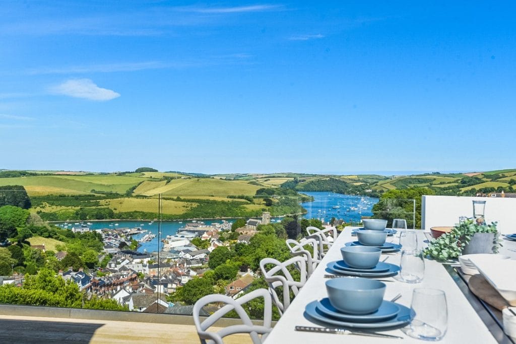 Large dog friendly holiday home with views over the Salcombe estuary