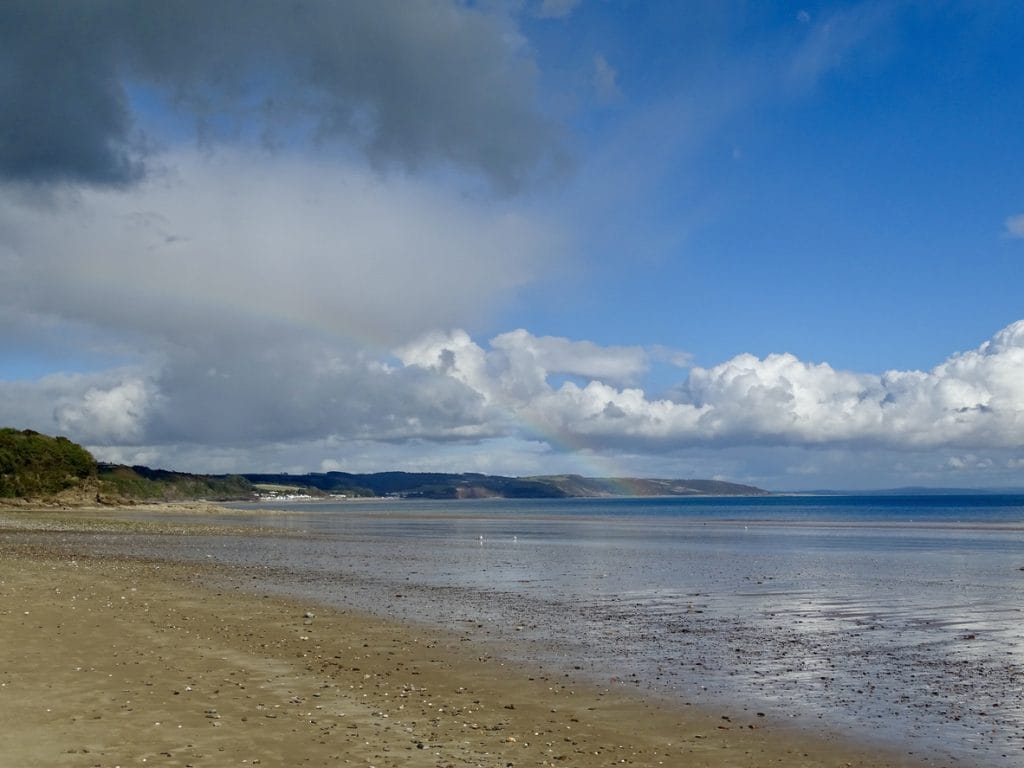 Saundersfoot Beach in Pembrokeshire