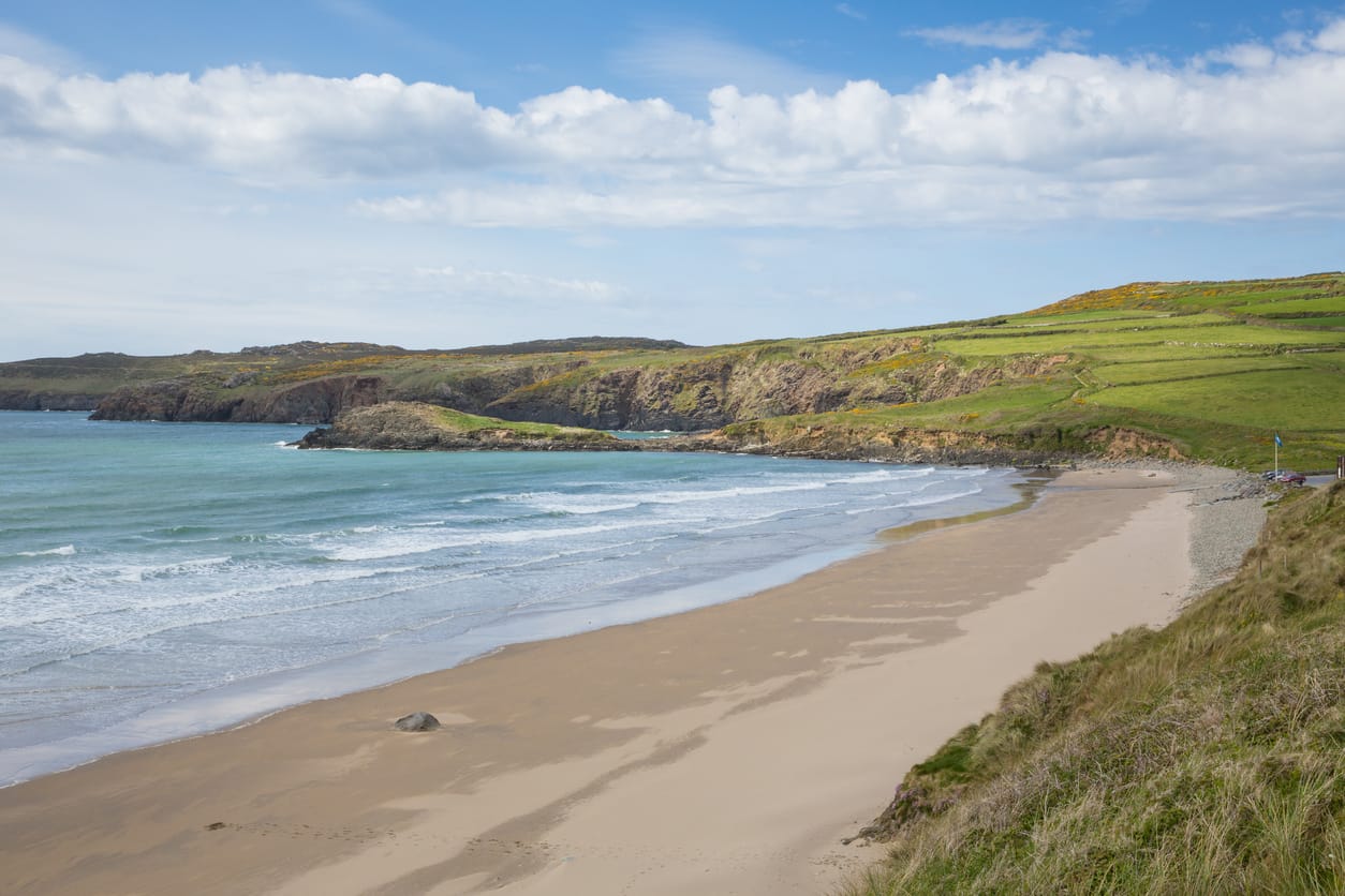 Wales Beach Holidays - Whitesands Beach