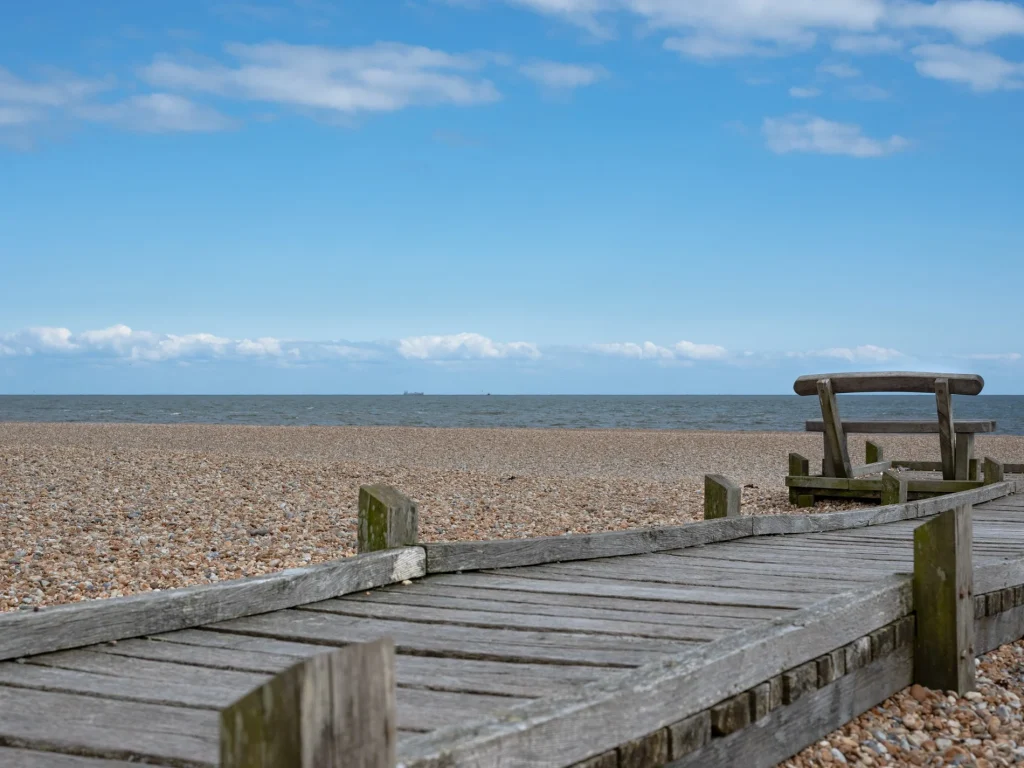 Dungeness beach in Kent.