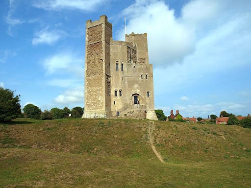 Orford Castle on the Suffolk Coast