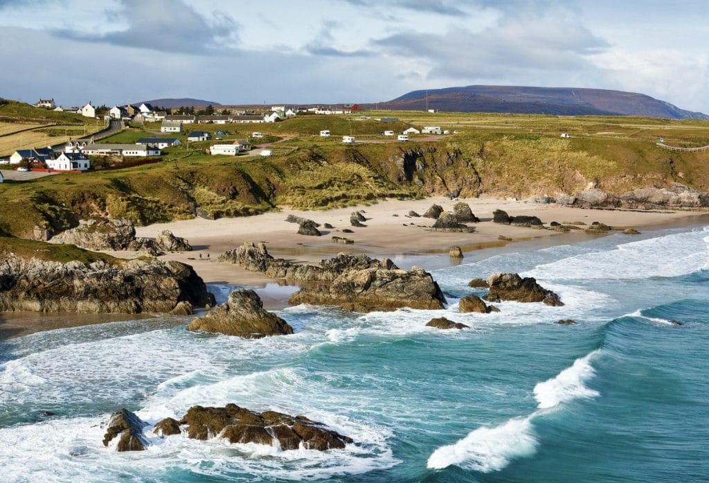 Sango Bay beach at Durness, Scottish Highlands