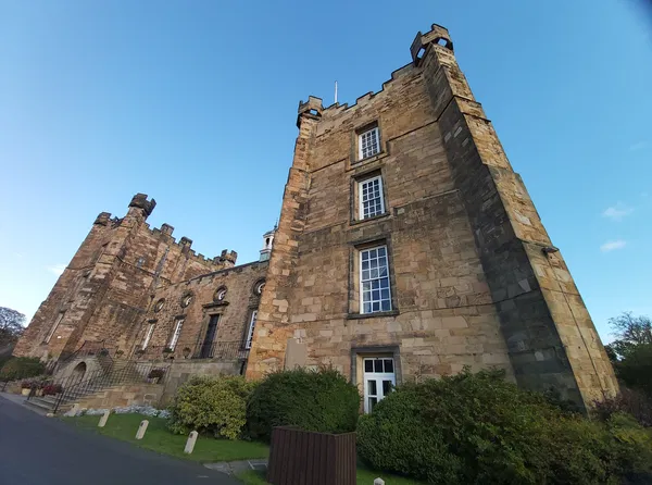 Belford Castle just inland from the coast