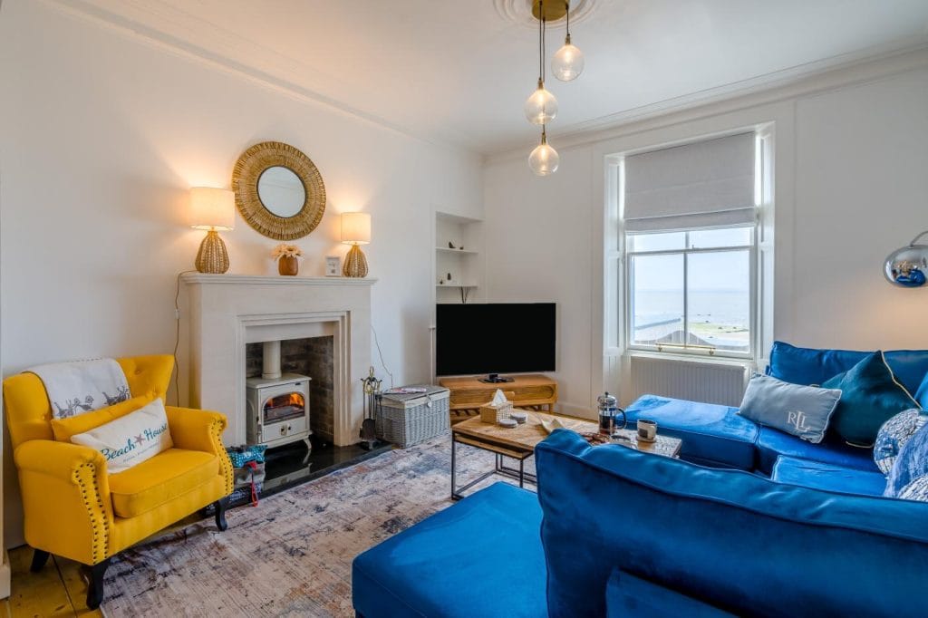 Fife seaside cottage with wood-burner