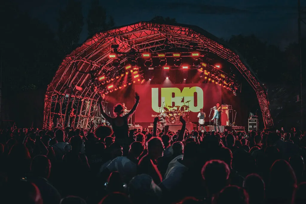 Somerset music festival on the seafront