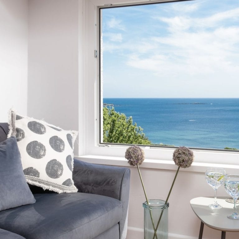 Couples romantic cottage with sea views