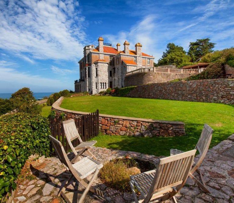 Luxury beachfront holiday home with sea views and direct beach access