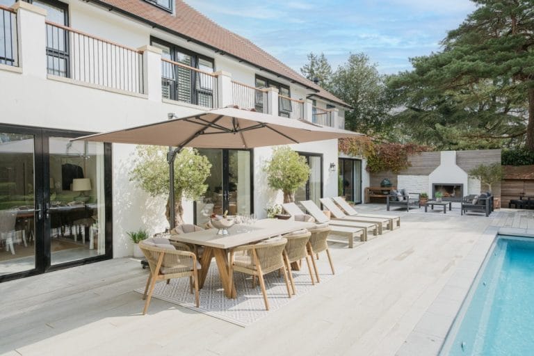 Large group beach house with private pool