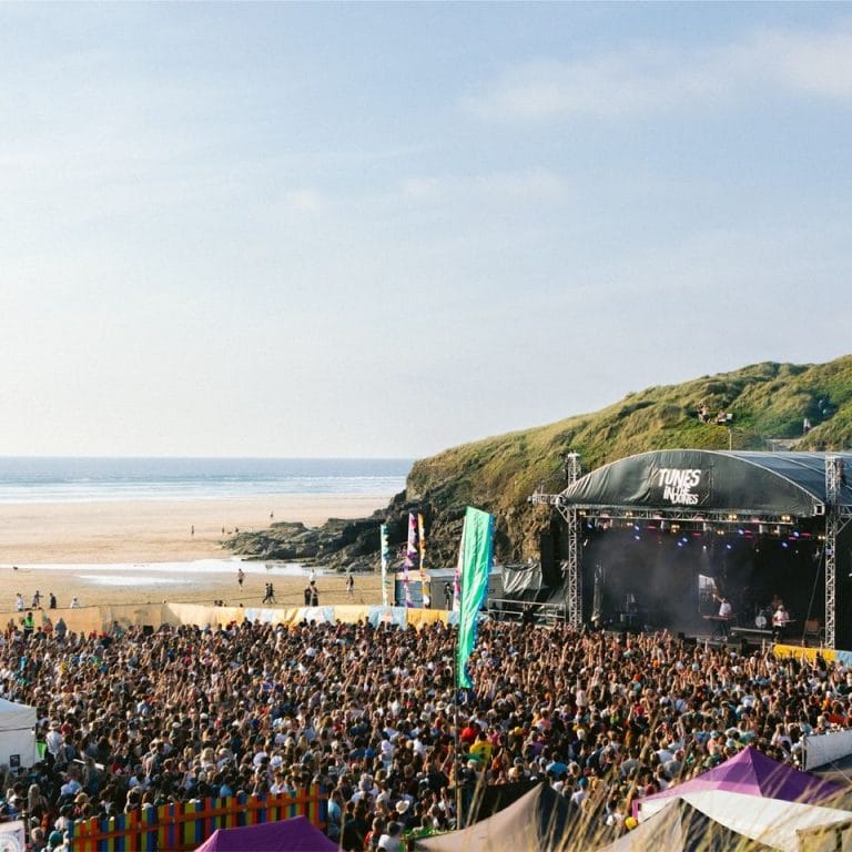 Swansea music festival on the beach