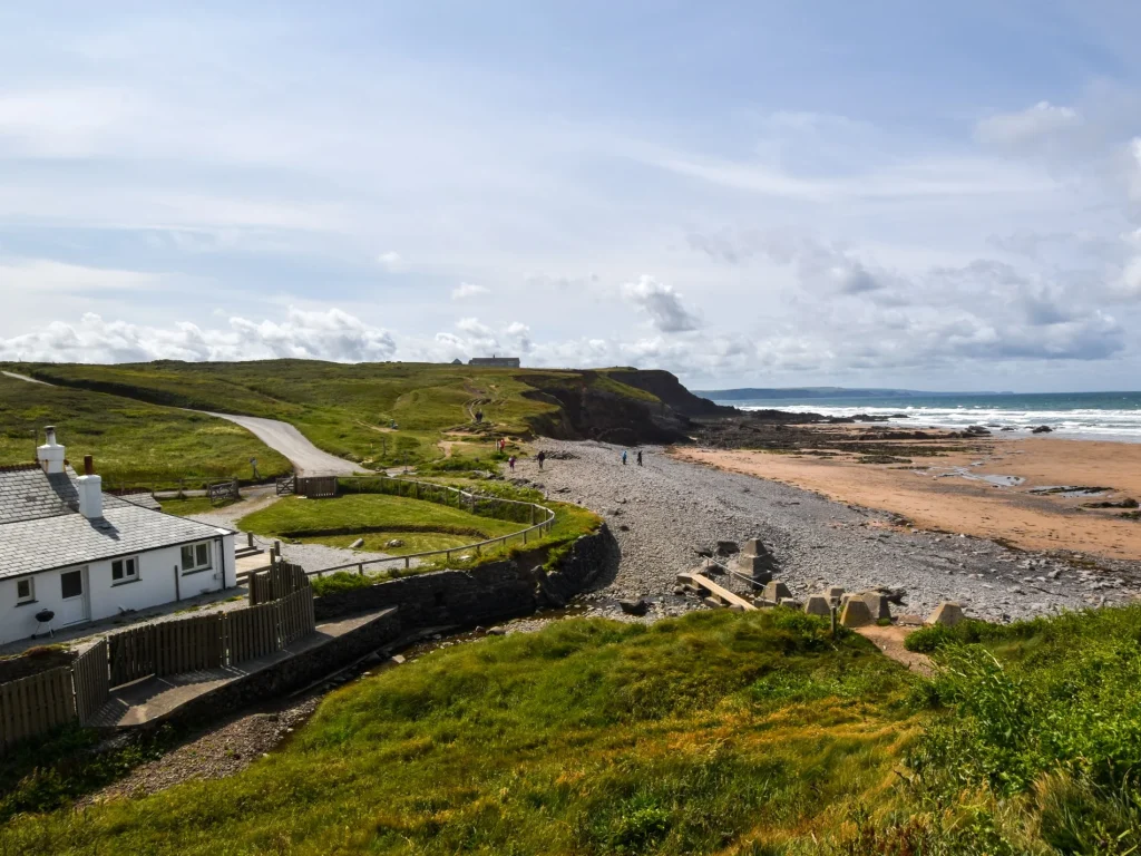 Holiday home by the sea in winter