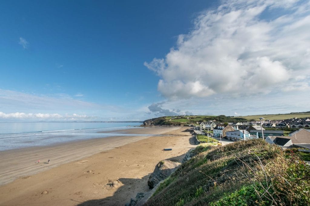 Broad Haven beach in Pembrokeshire, West Wales