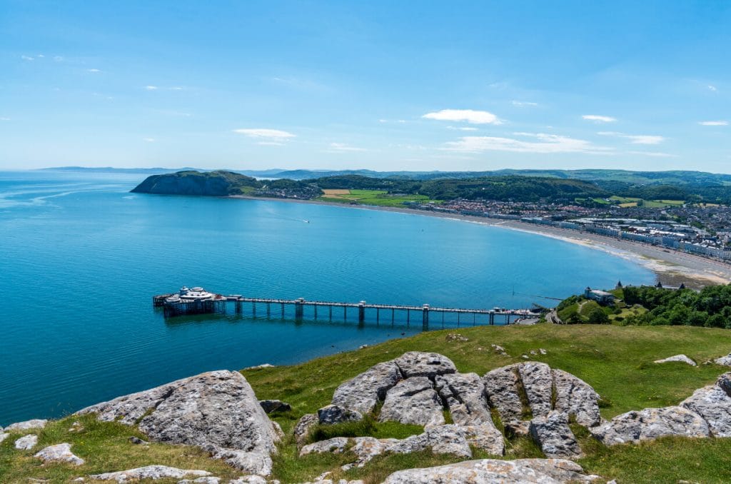 Colwyn Bay in Conwy, North Wales