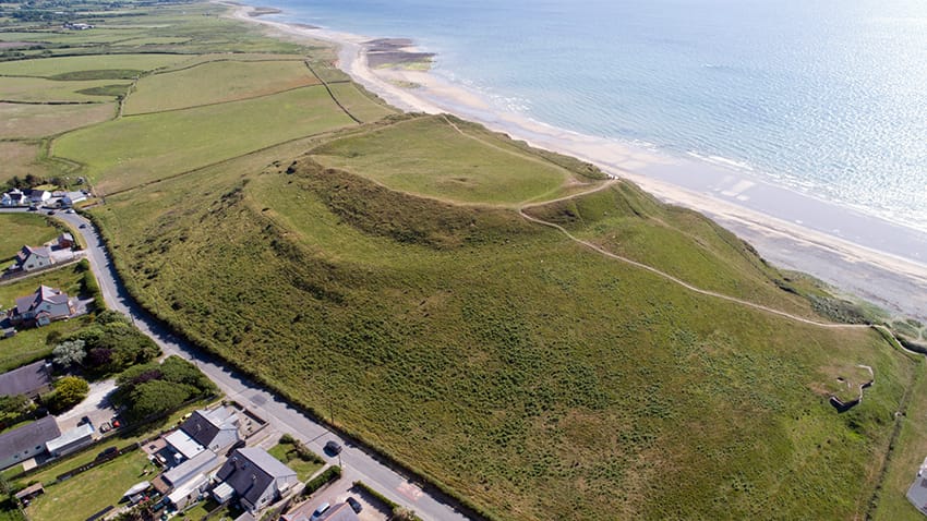 Dinas Dinlle Beach in Gwynedd