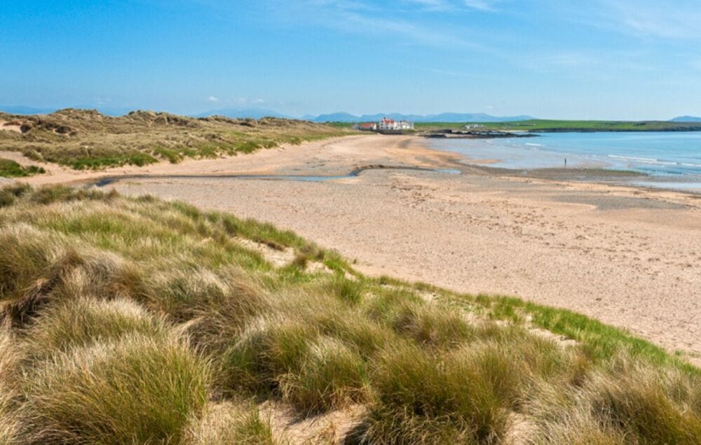 Rhosneigr Beach in Anglesey, North Wales