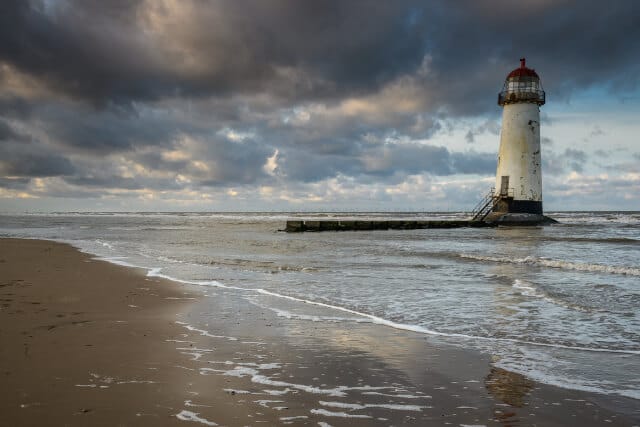 Talacre Beach in Flintshire