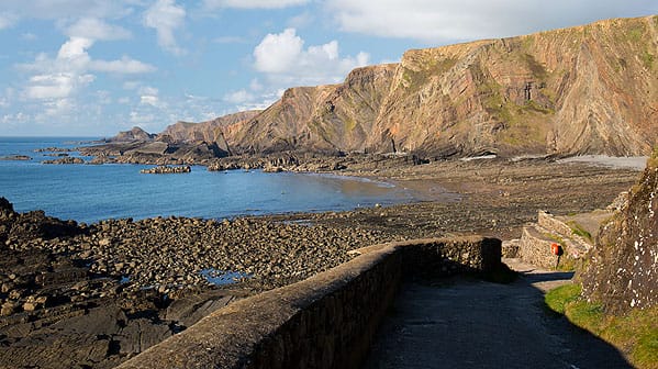 Hartland Quay dog friendly beach in North Devon