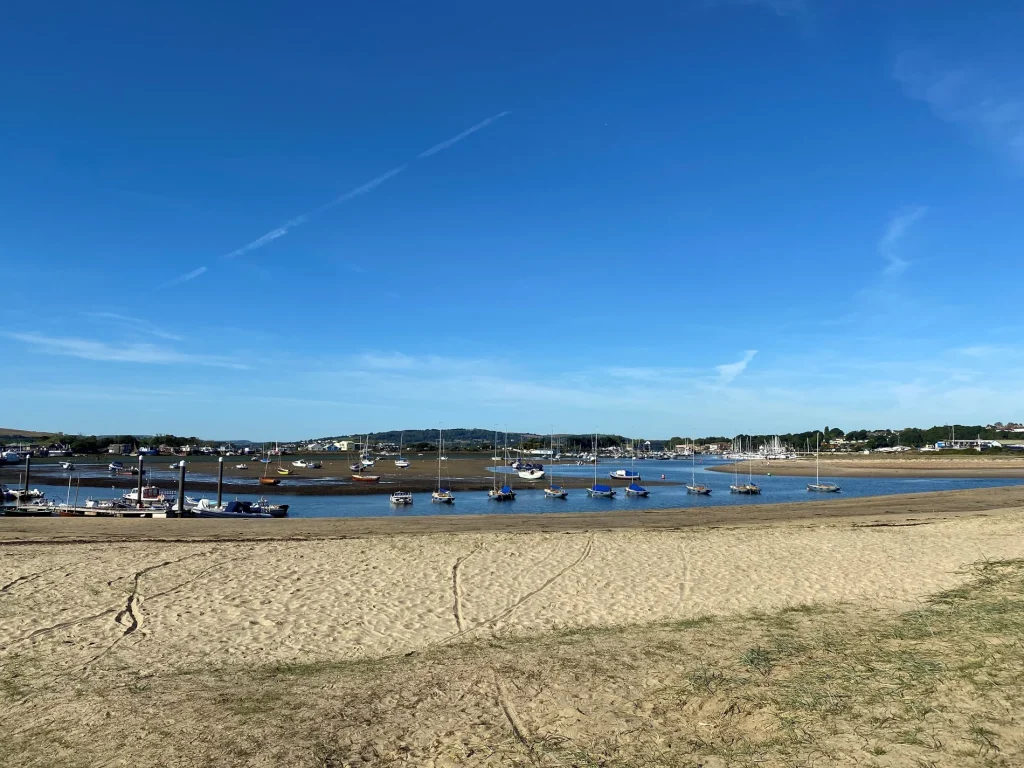 Sandy Bembridge family friendly beach