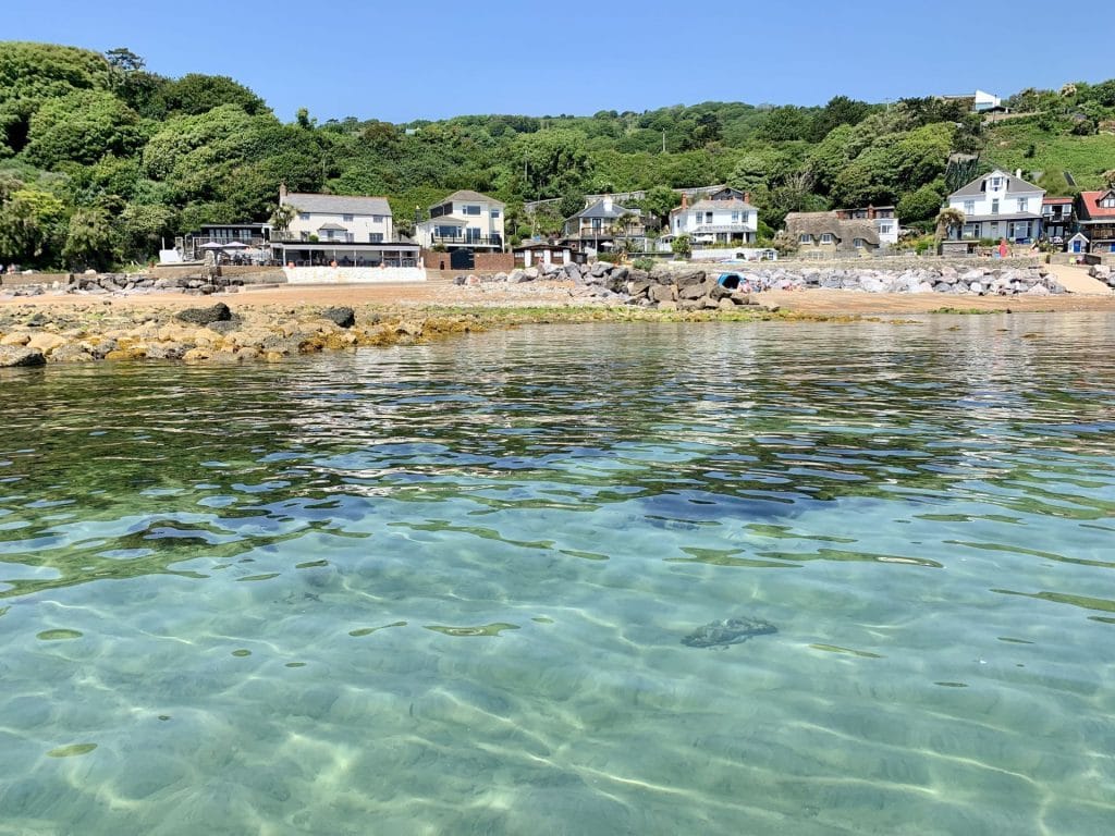 Cottages on the beach at Steephill Cove, Isle of Wight