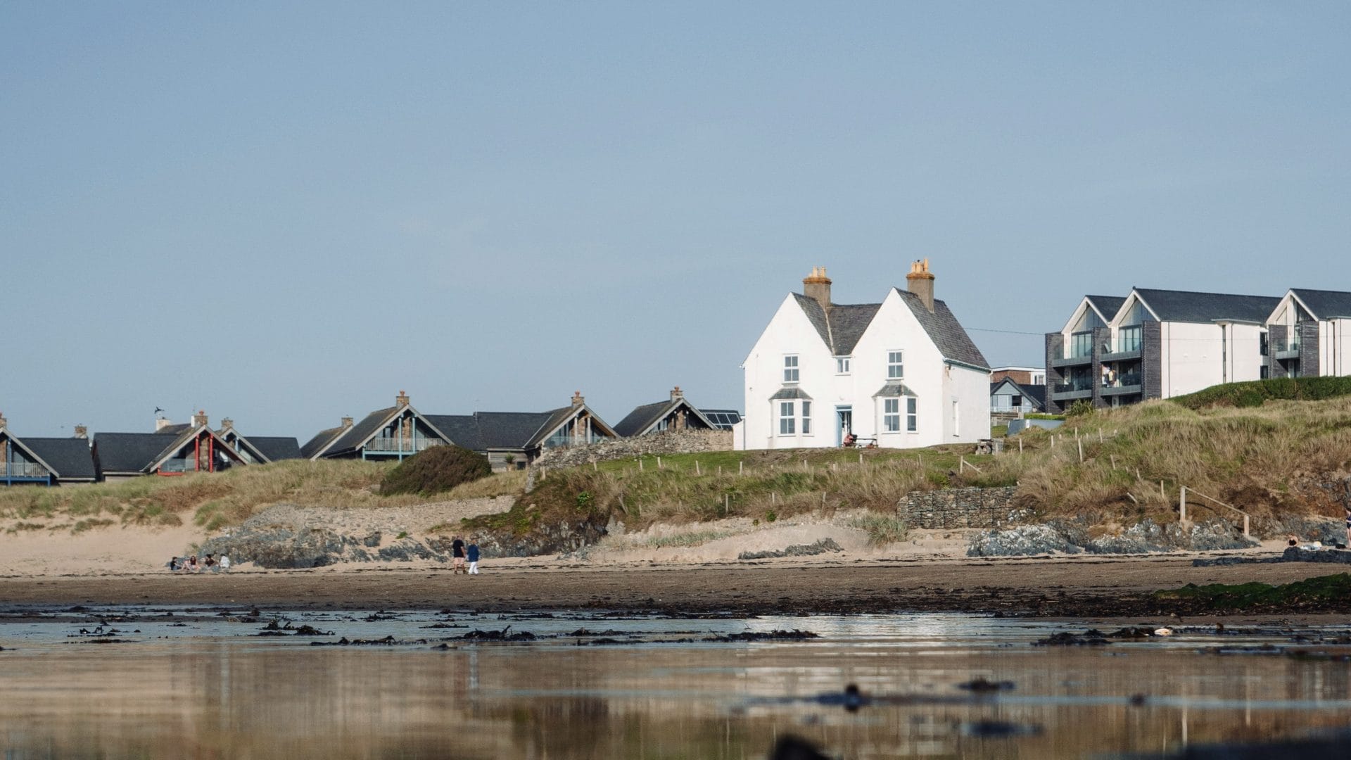 Quiet beach in Anglesey, North Wales