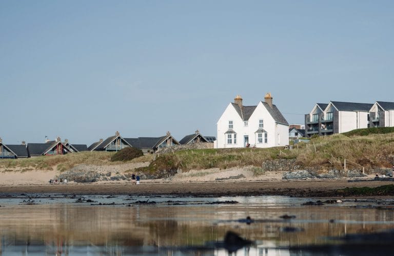 Quiet beach in Anglesey, North Wales