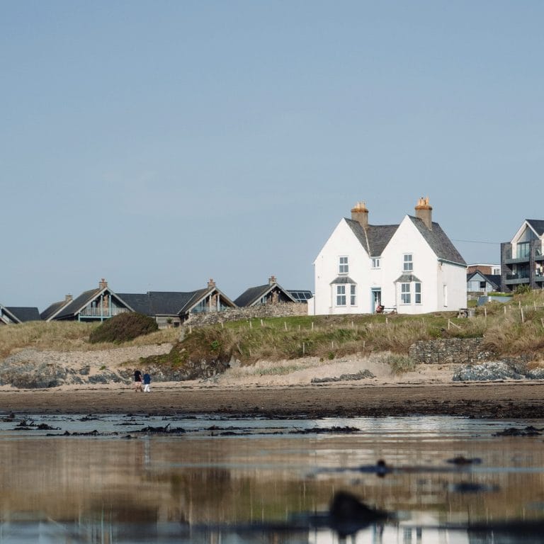 Quiet beach in Anglesey, North Wales