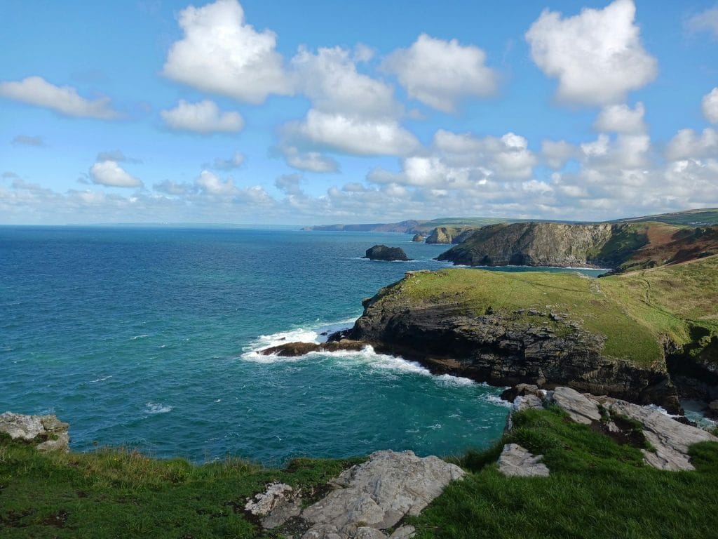 Tintagel on the Cornish Coast